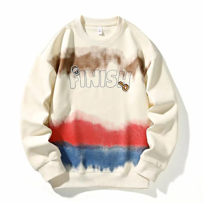 极限涡轮 美式字母厚款通勤百搭时尚卫衣 男女同款