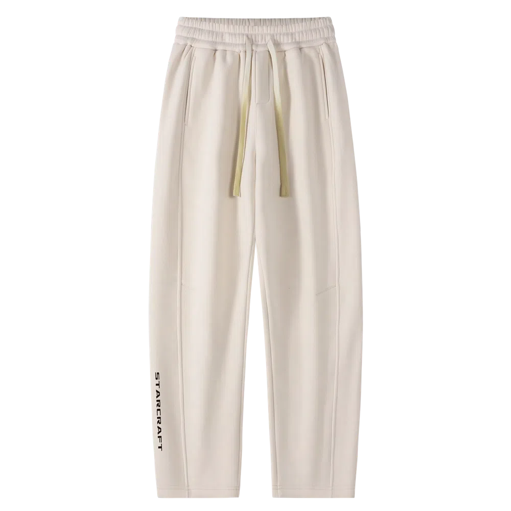 星际者 基础款字母简约时尚宽松休闲针织运动裤 通用