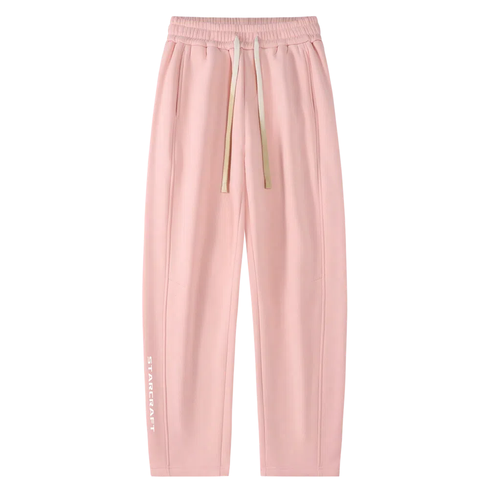 星际者 基础款字母简约时尚宽松休闲针织运动裤 通用