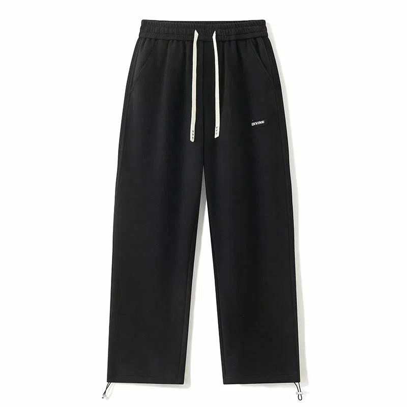 国际米兰足球俱乐部 基础版运动纯色宽松直筒休闲裤 男女同款