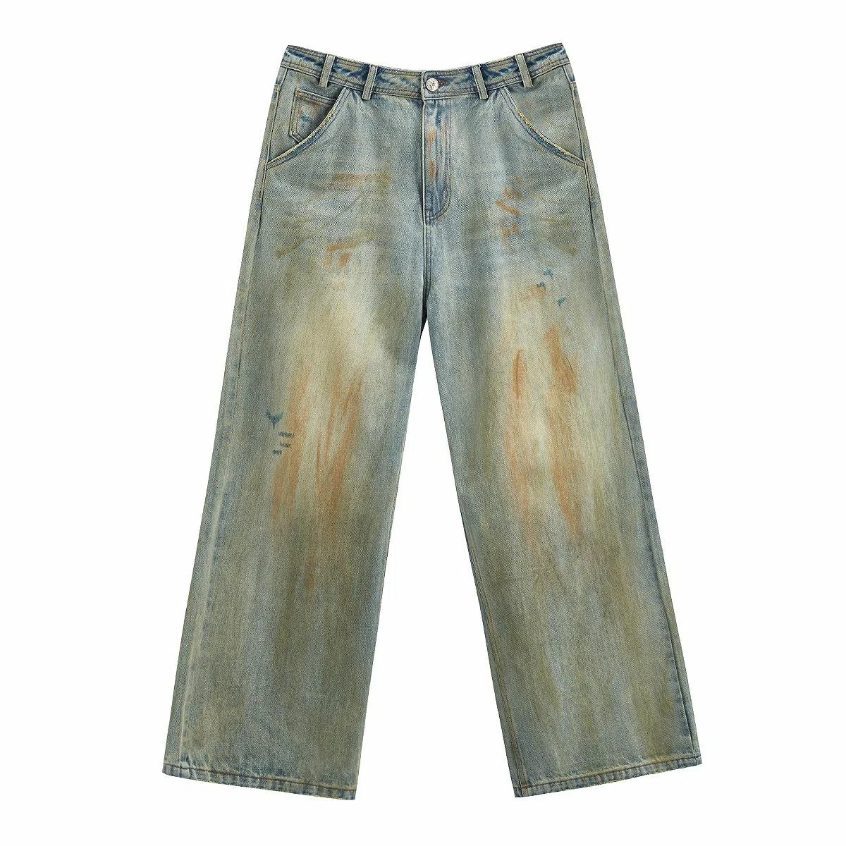 JHYQ Vintage Distressed Jeans