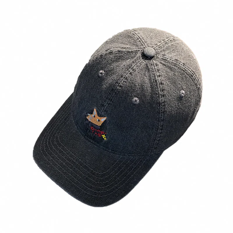 杨同学 可爱小狐狸 棉 鸭舌帽 男女同款情侣款