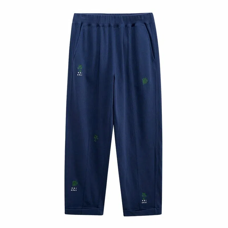 鬼洗 印花简约直筒休闲裤 男款