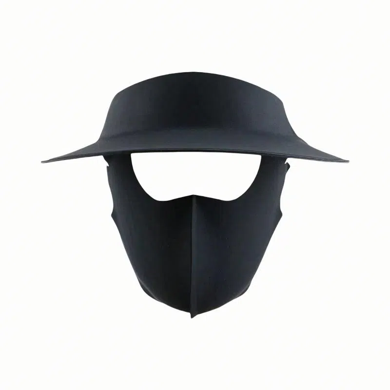 北极绒 无痕一体空顶遮阳护脸口罩帽可折叠防风透气户外骑行出游 聚酯纤维 防晒帽 男女同款情侣款