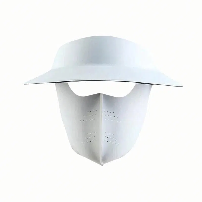 北极绒 无痕一体空顶遮阳护脸口罩帽可折叠防风透气户外骑行出游 聚酯纤维 防晒帽 男女同款情侣款