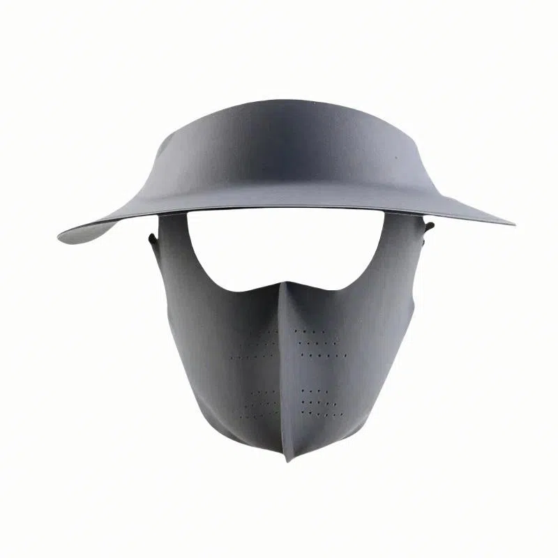 北极绒 无痕一体空顶遮阳护脸口罩帽可折叠防风透气户外骑行出游 聚酯纤维 防晒帽 男女同款情侣款