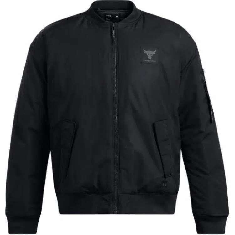 Under Armour Project Rock Woven Training Jacket Black