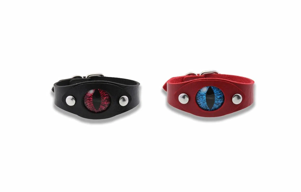 大唐国鼎 火焰魔瞳小众时尚简约设计潮酷个性小众高级感森系高级感本命年财运 好运 皮革 手环 男女同款情侣款