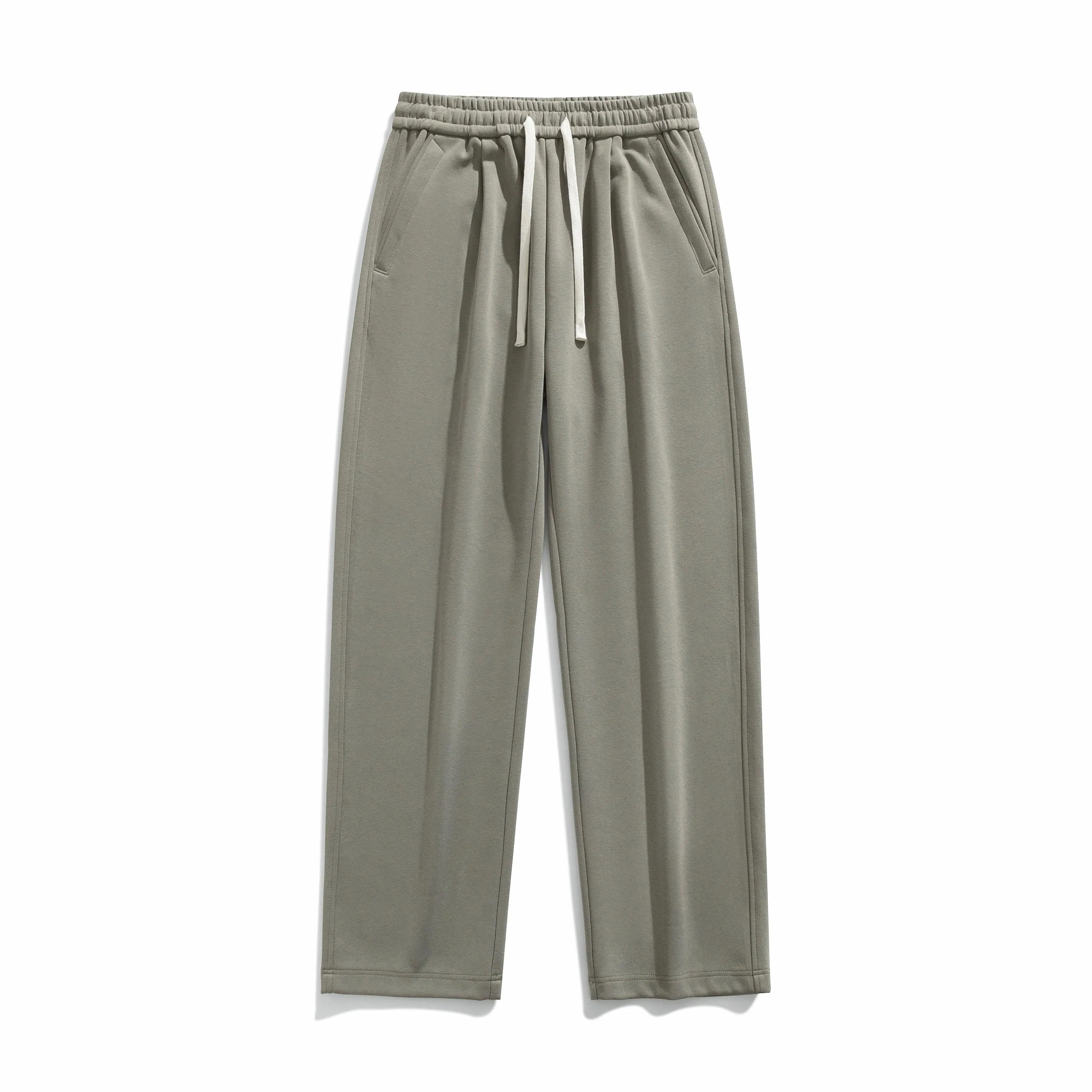 双星八特 潮牌复古简约纯色直筒垂感长裤街头宽松百搭运动卫裤休闲裤 男女同款