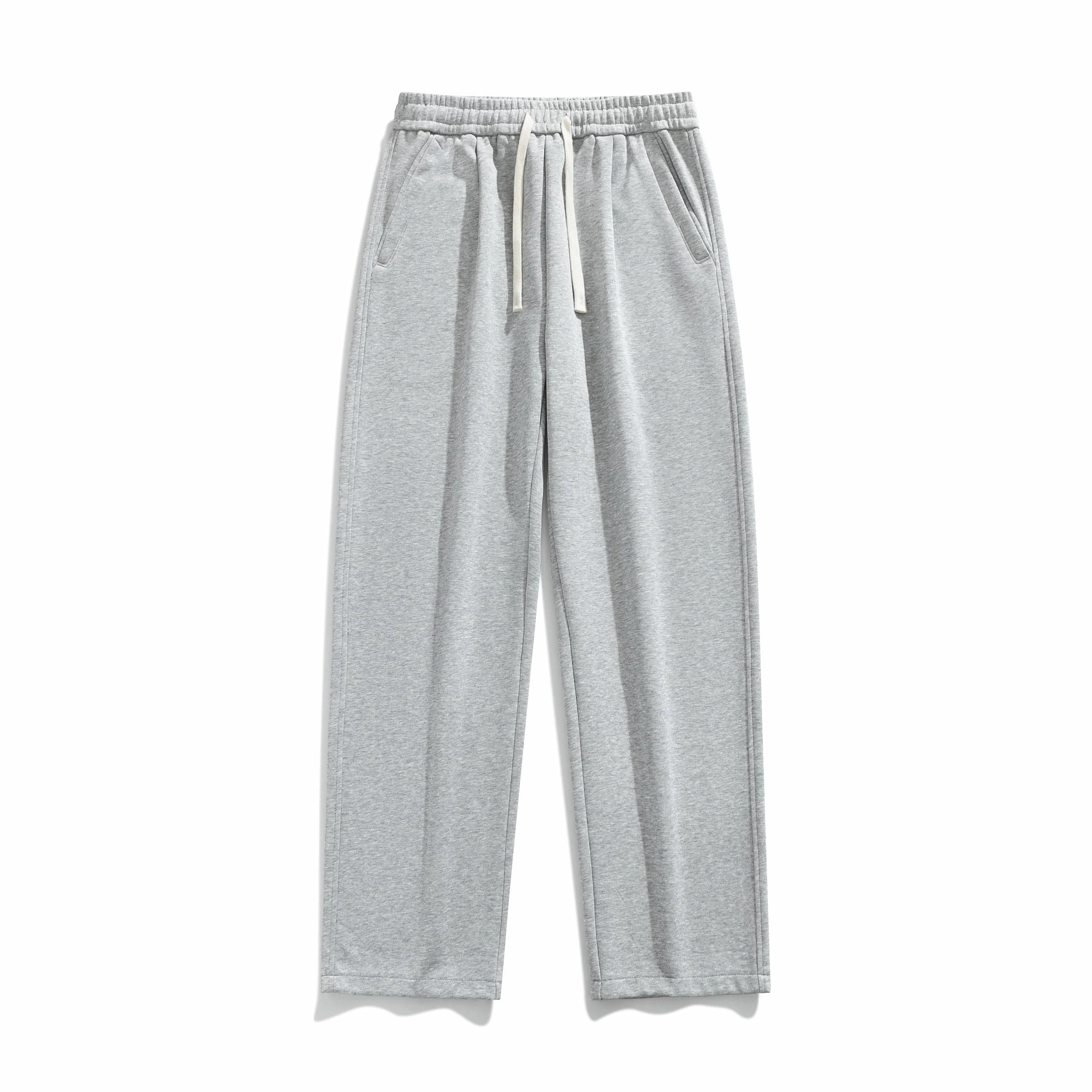 双星八特 潮牌复古简约纯色直筒垂感长裤街头宽松百搭运动卫裤休闲裤 男女同款