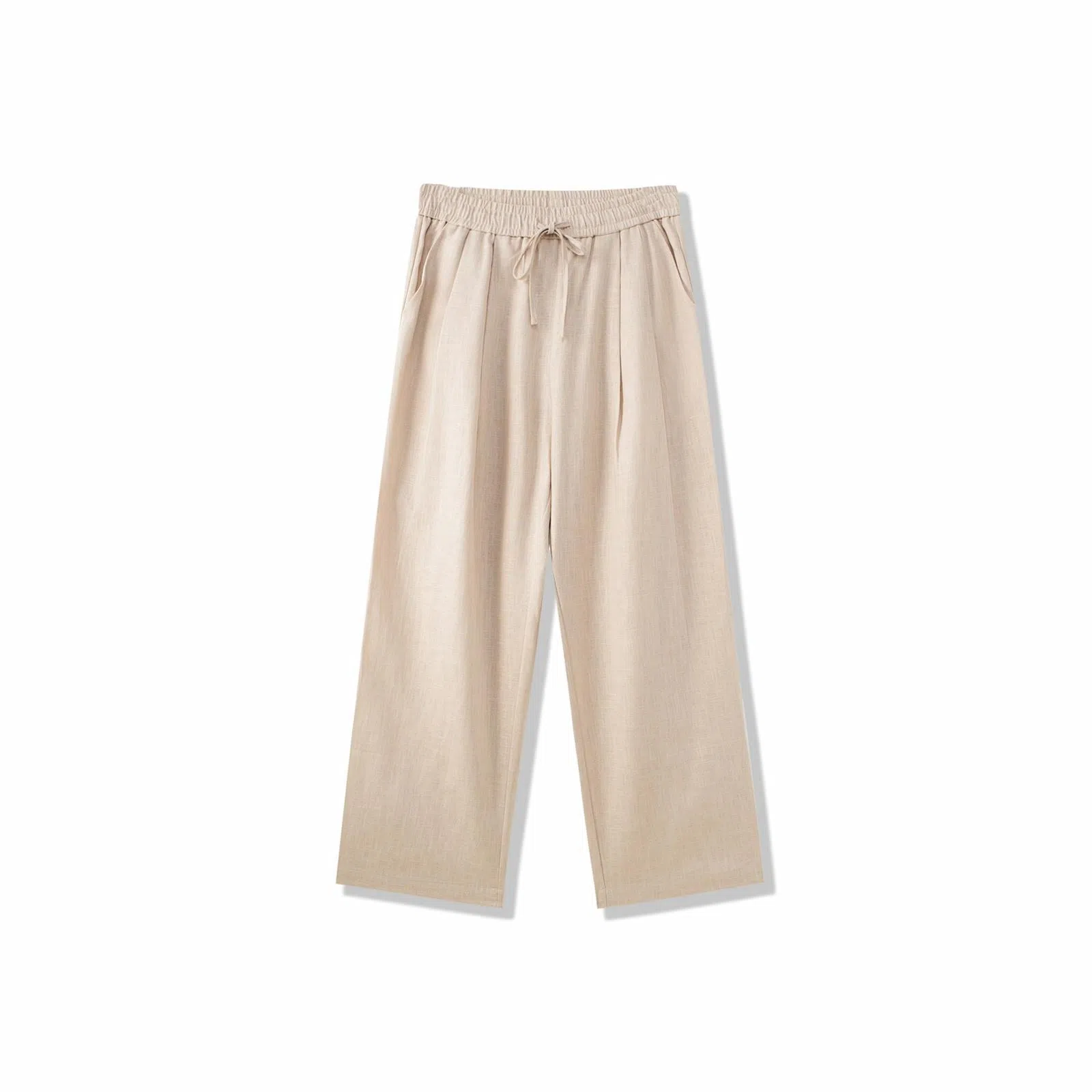 我是大卫 宽松薄款阔腿简约气质韩系轻熟风直筒休闲裤 男女同款