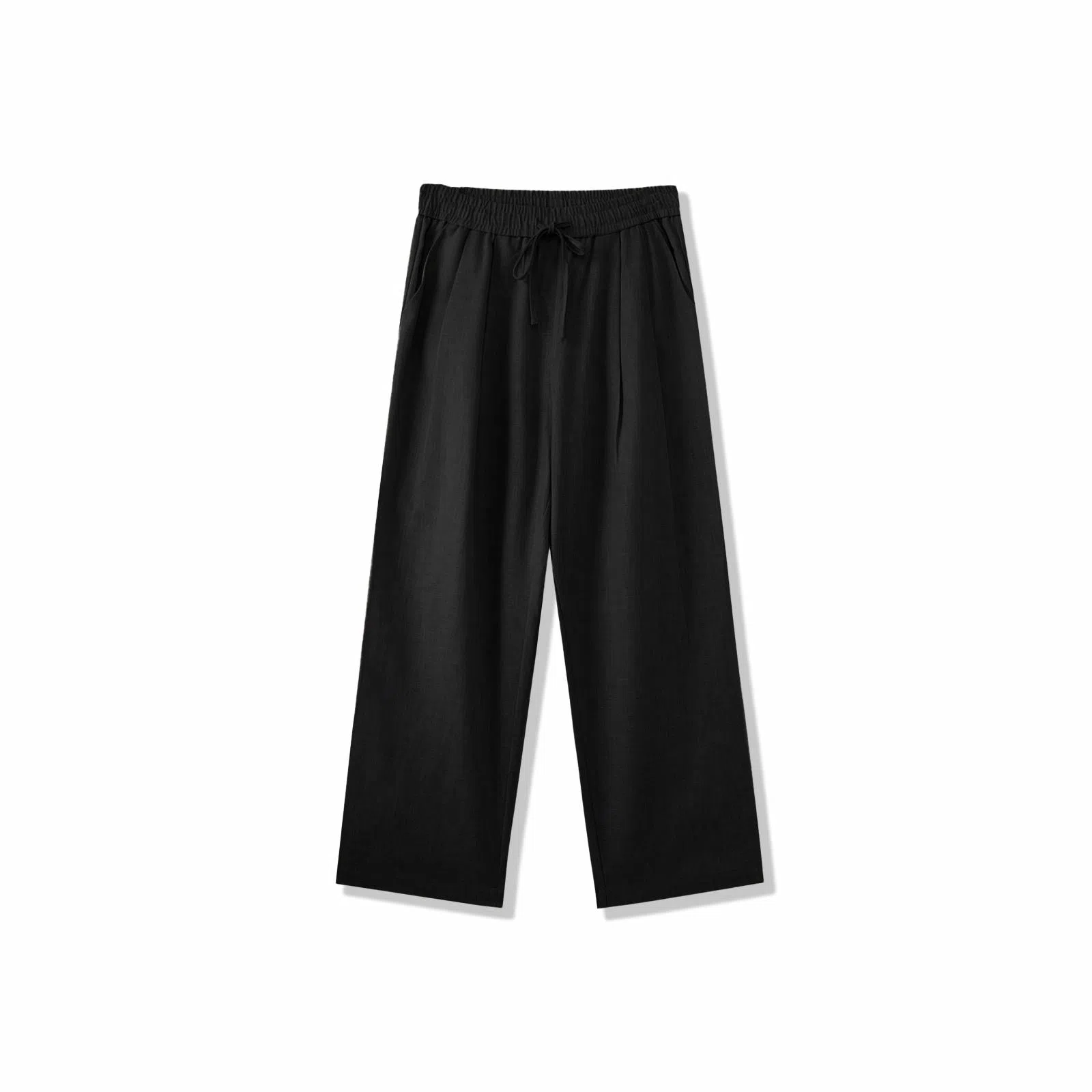 我是大卫 宽松薄款阔腿简约气质韩系轻熟风直筒休闲裤 男女同款