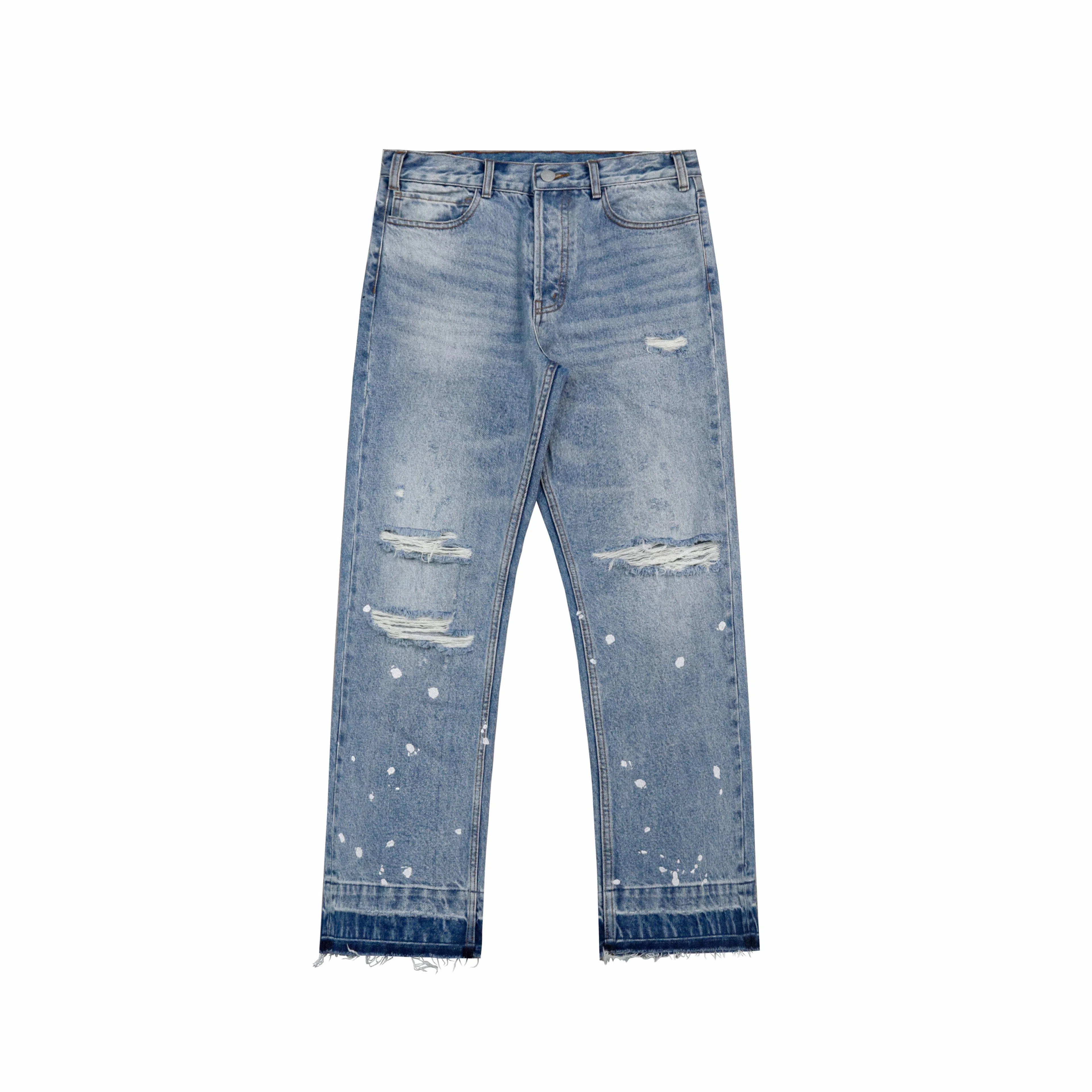 False Perception Denim Zipper Jeans
