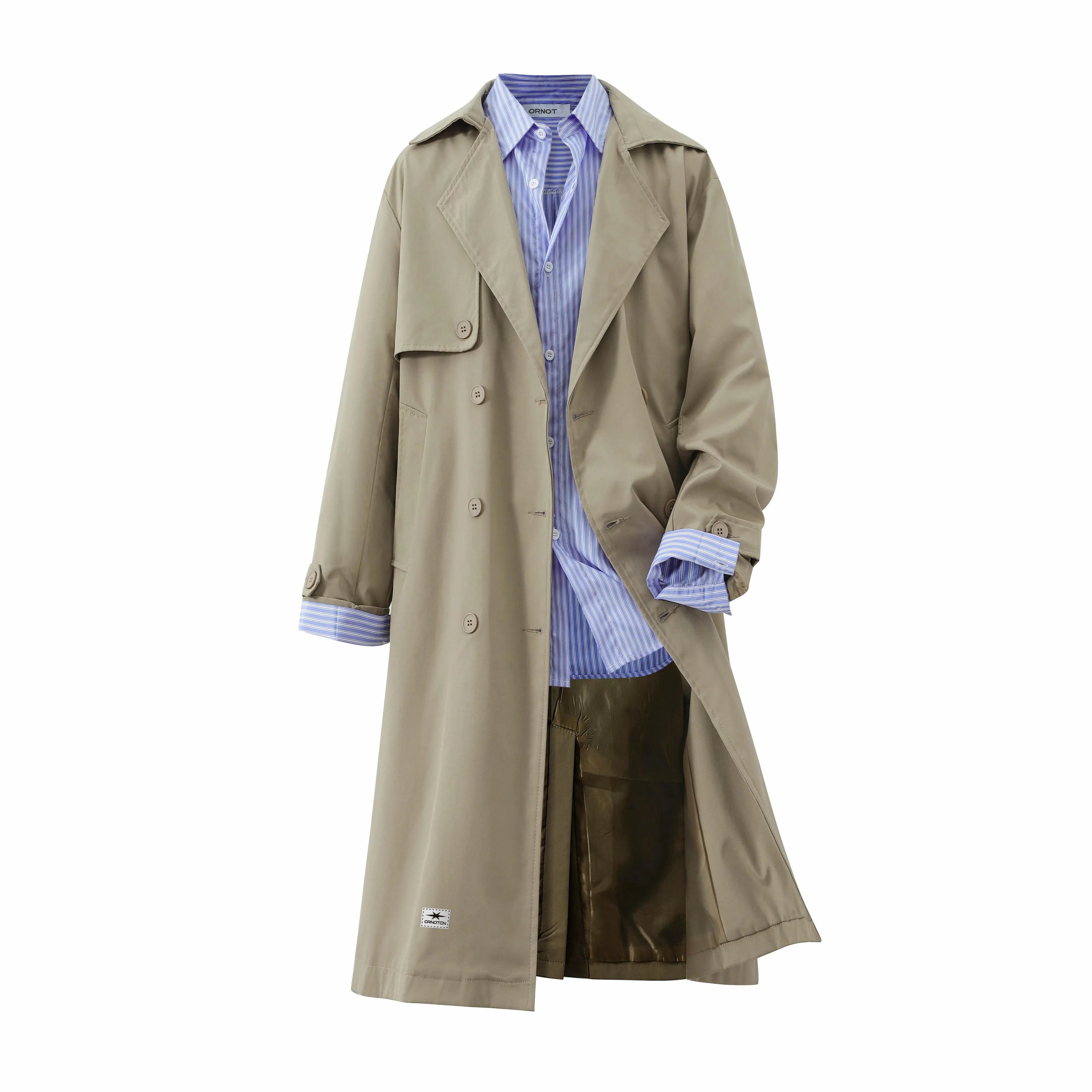 ORNOT Trench Coat Black