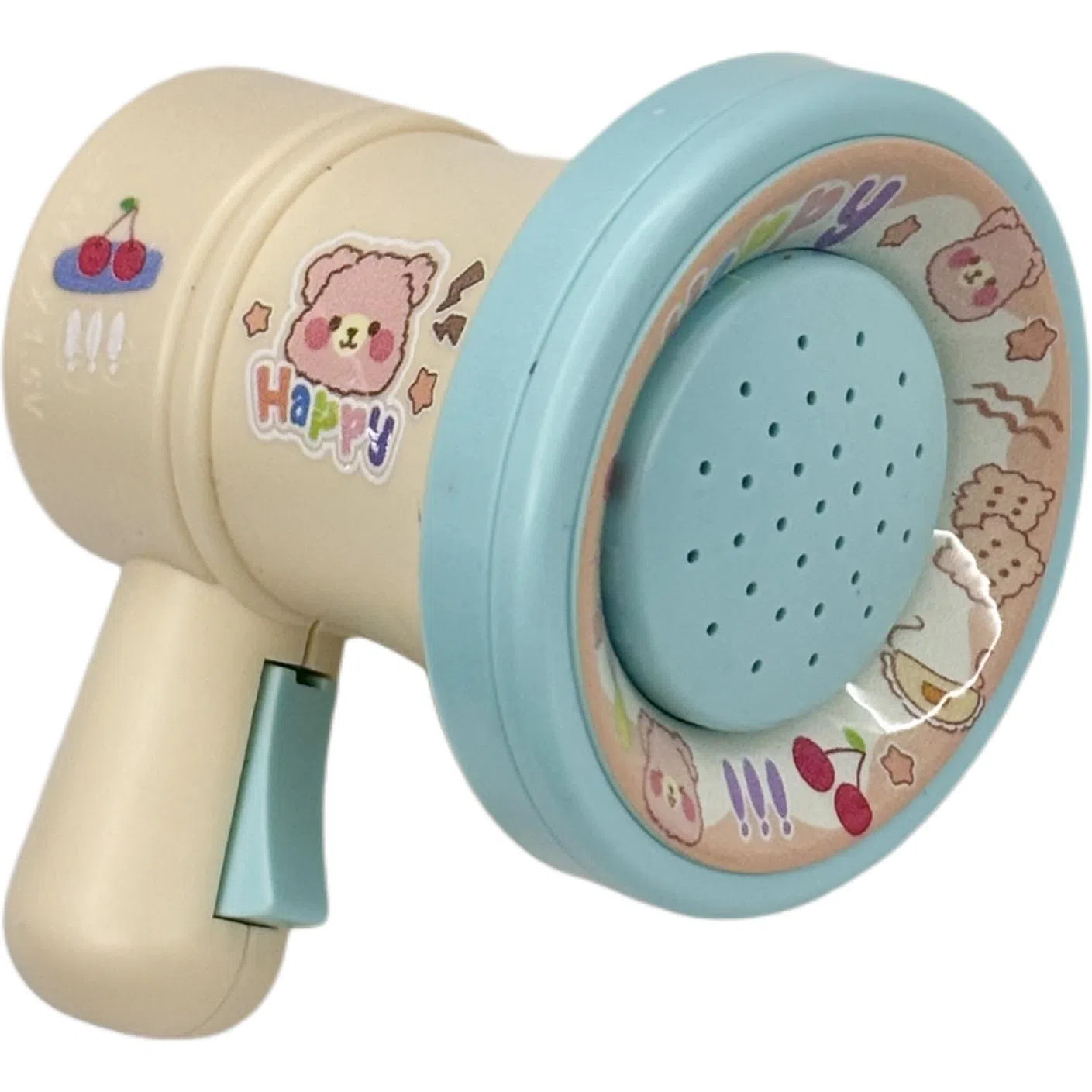 柔尔熊 可爱卡通小喇叭可发声可录音可玩性高  谷圈挂件