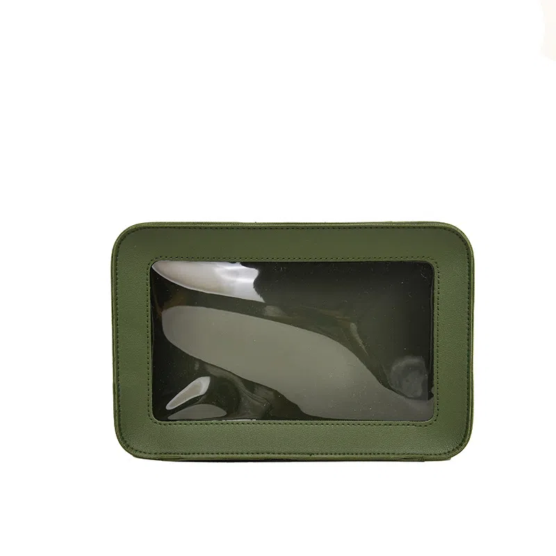 馨枕居 白色简约时尚透明化妆包 高级