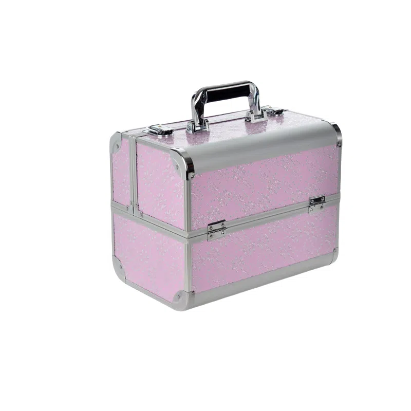 馨枕居 铝合金双层大容量化妆工具箱