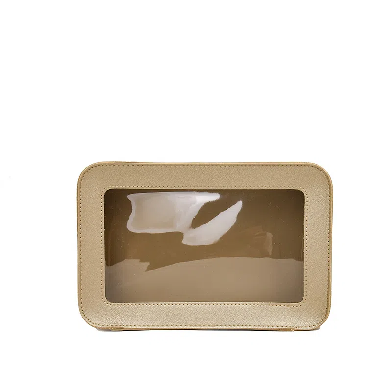 馨枕居 白色简约时尚透明化妆包 高级