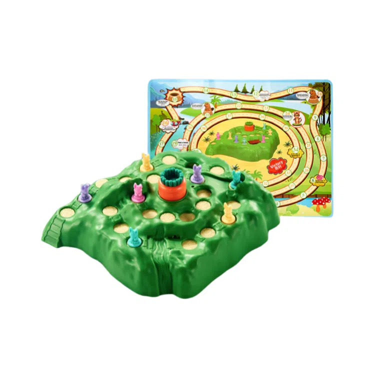 咕轹 兔子陷阱 卡牌片亲子玩具 动趣味创意游戏 桌游