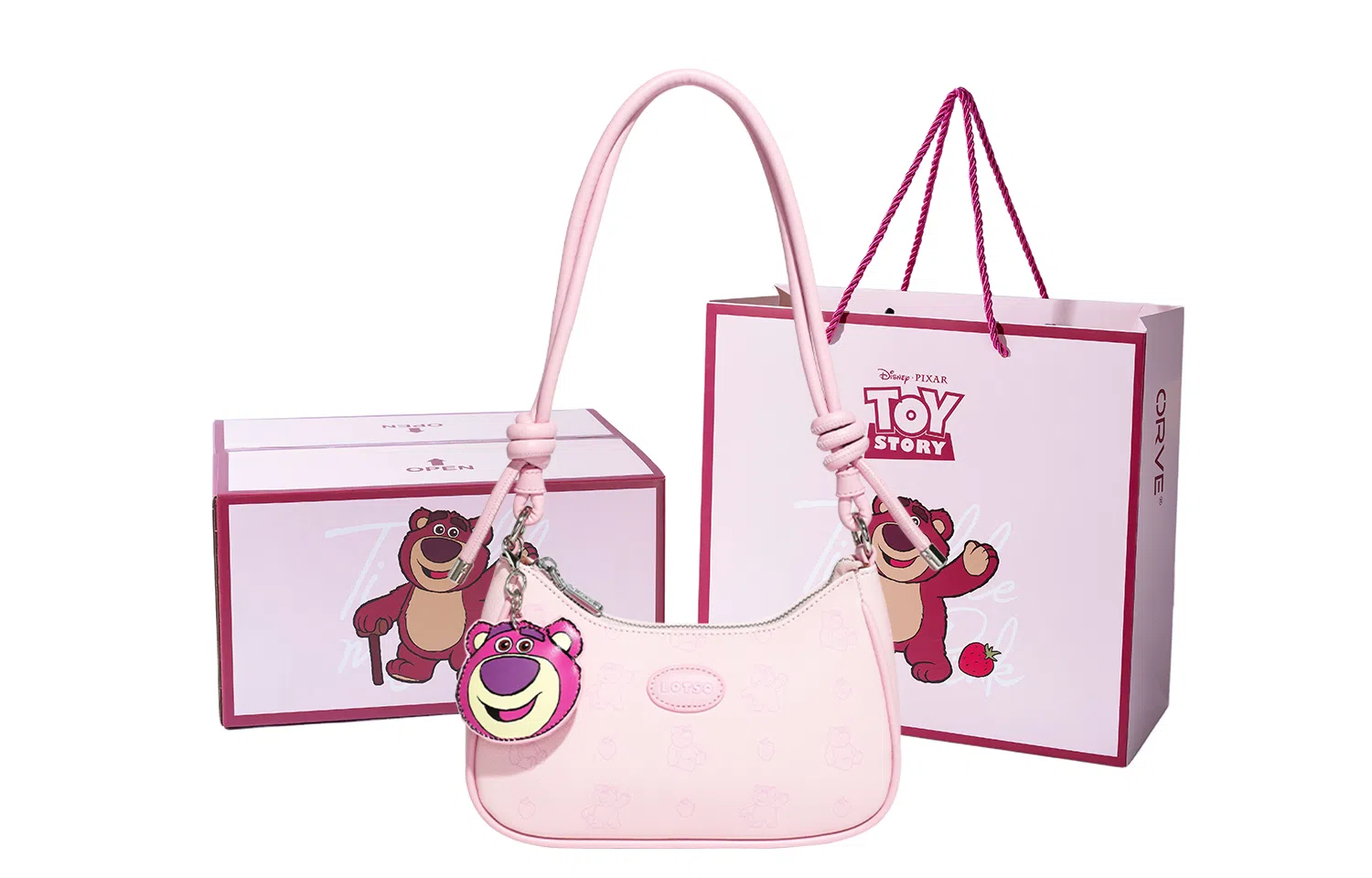 Disney Strawberry Bear Series Shoulder Bag