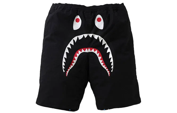 BAPE Shark Print Reversible Shorts