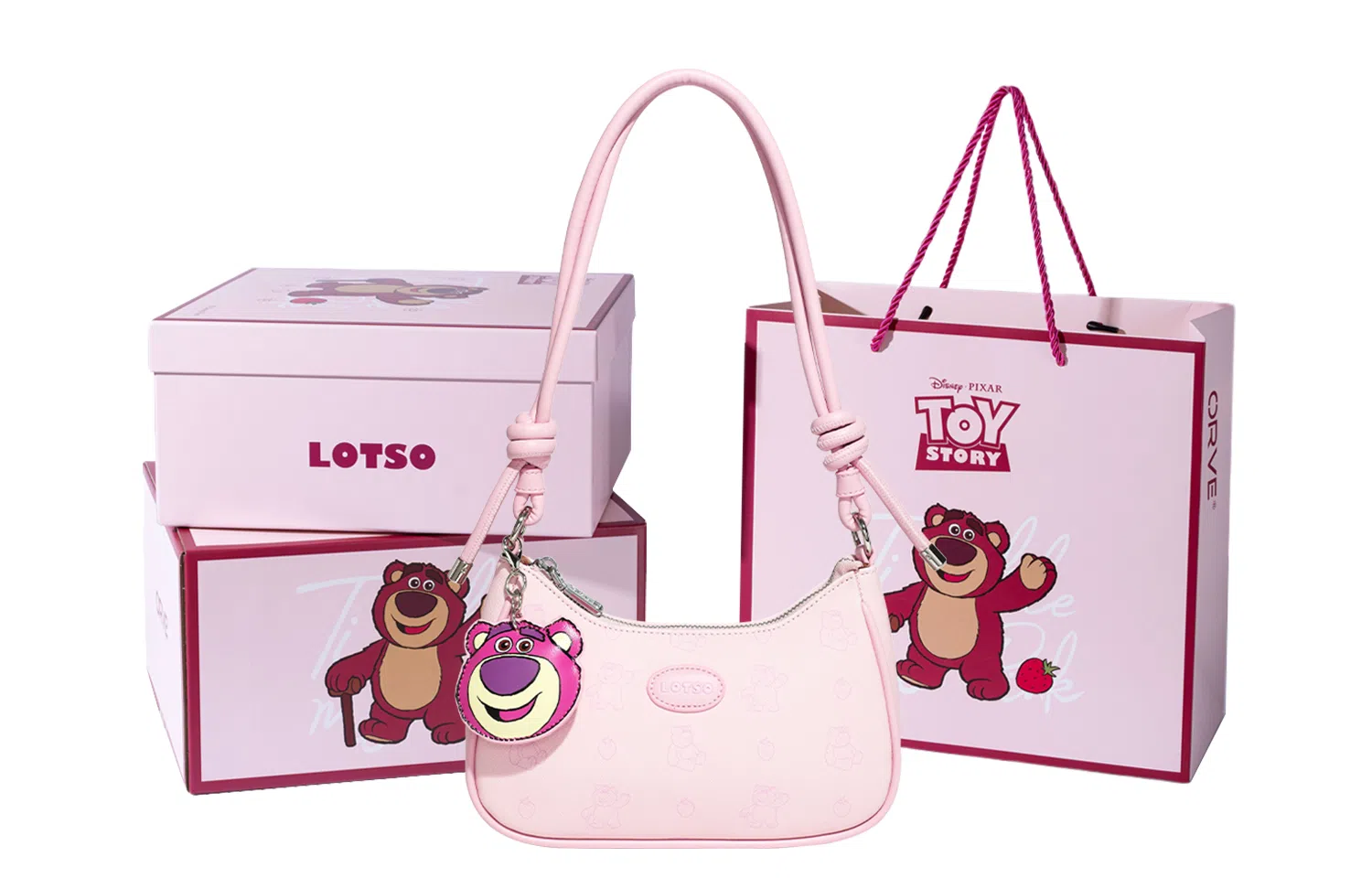 Disney Strawberry Bear Series Shoulder Bag