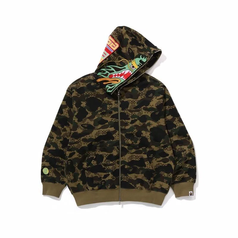 BAPE x CLOT SS25 Camo Hoodie