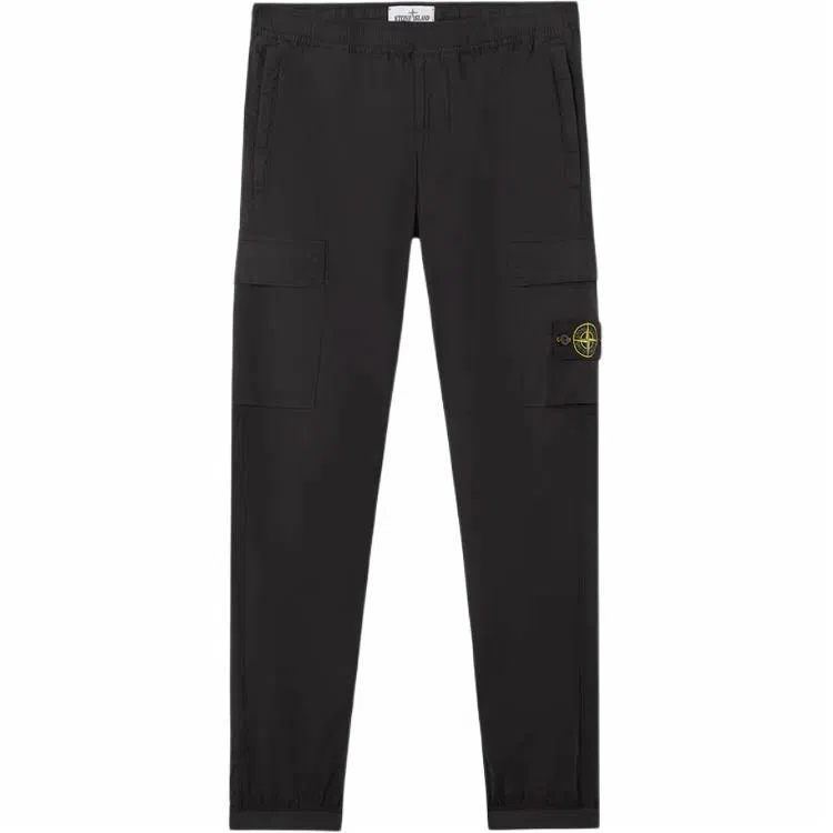 Stone Island SS25 Cargo Pants Black