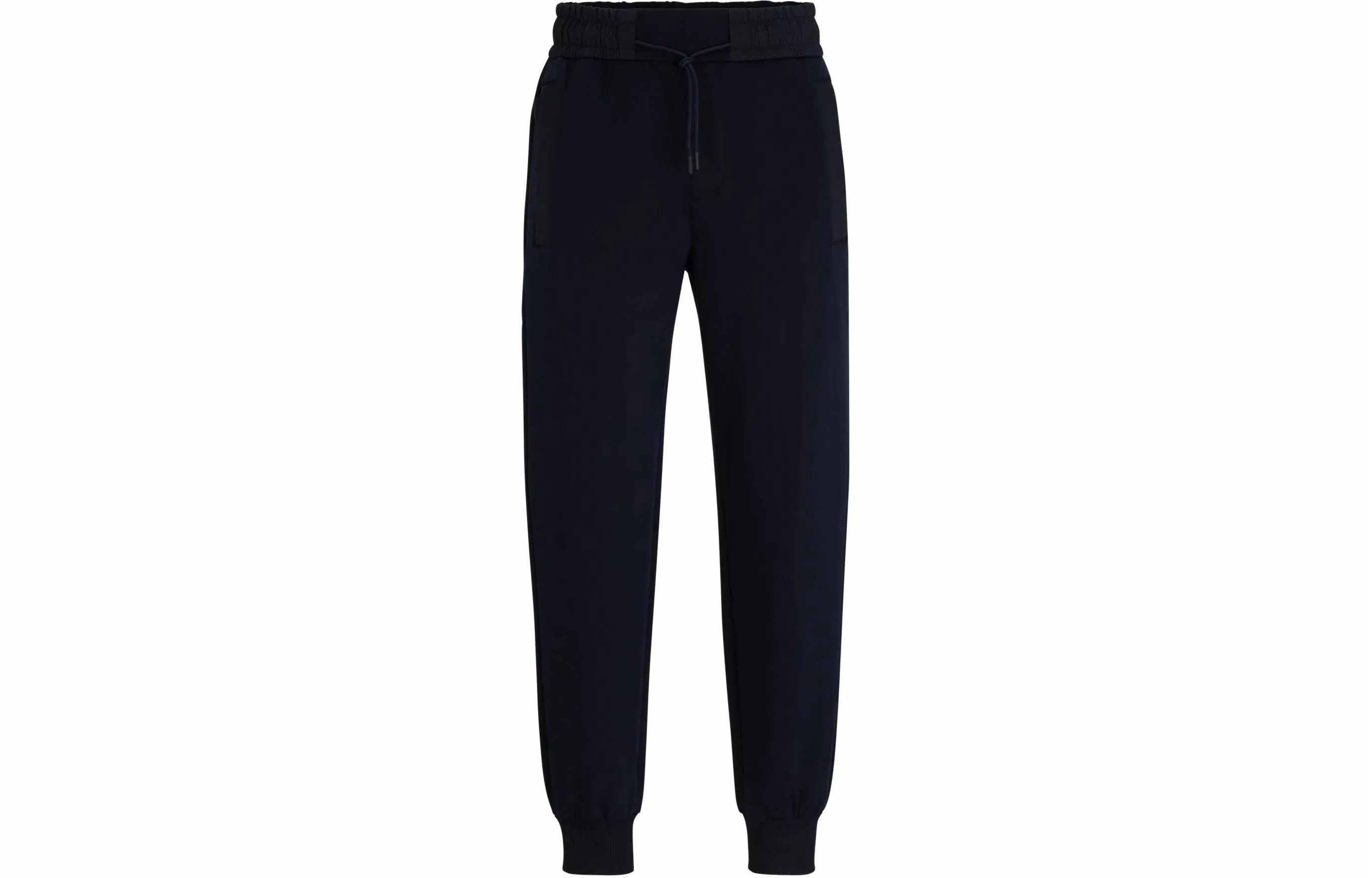 HUGO BOSS Cotton-Blend Tracksuit Bottoms With Mesh Trims