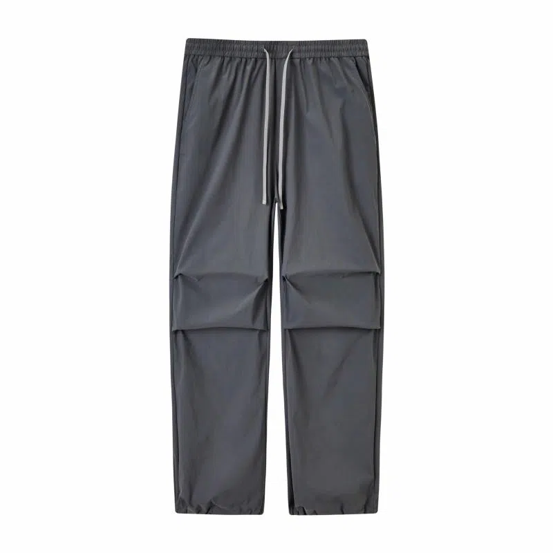 九牧王男裤专家 商务高弹车缝宽松直筒户外工装裤 男款