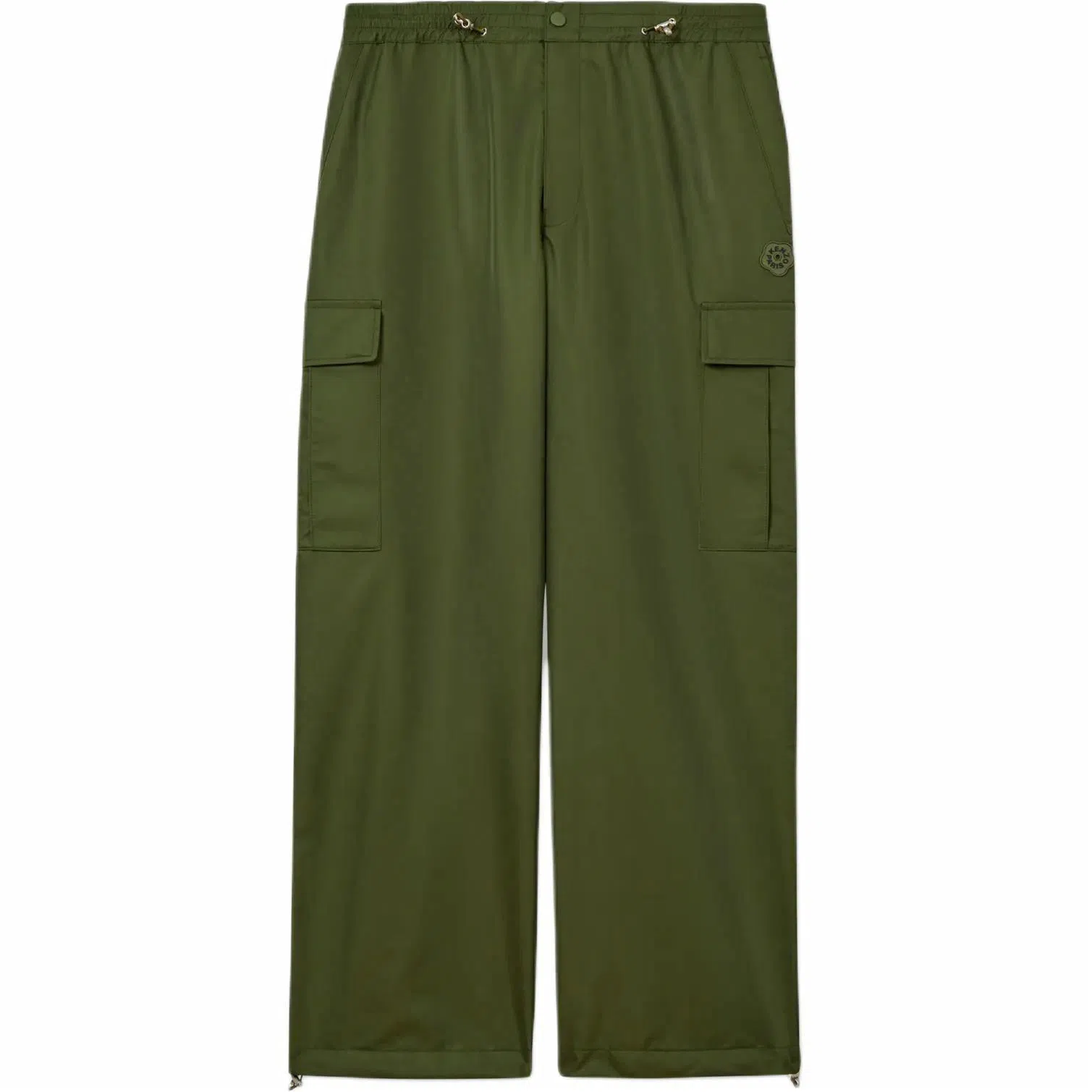 KENZO SS25 Green Floral Cargo Pants