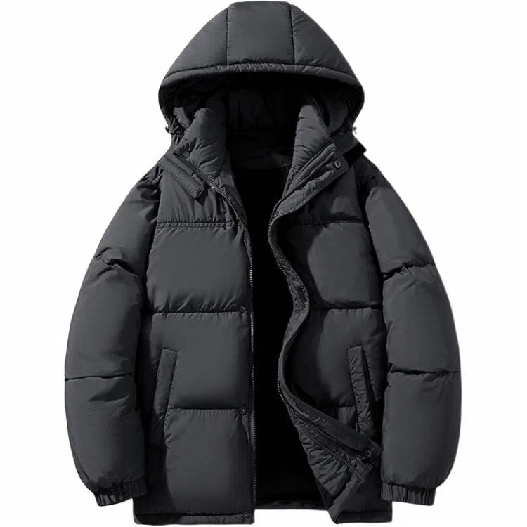 SOCKKEY Fleece Lined Outdoor Hooded Jacket