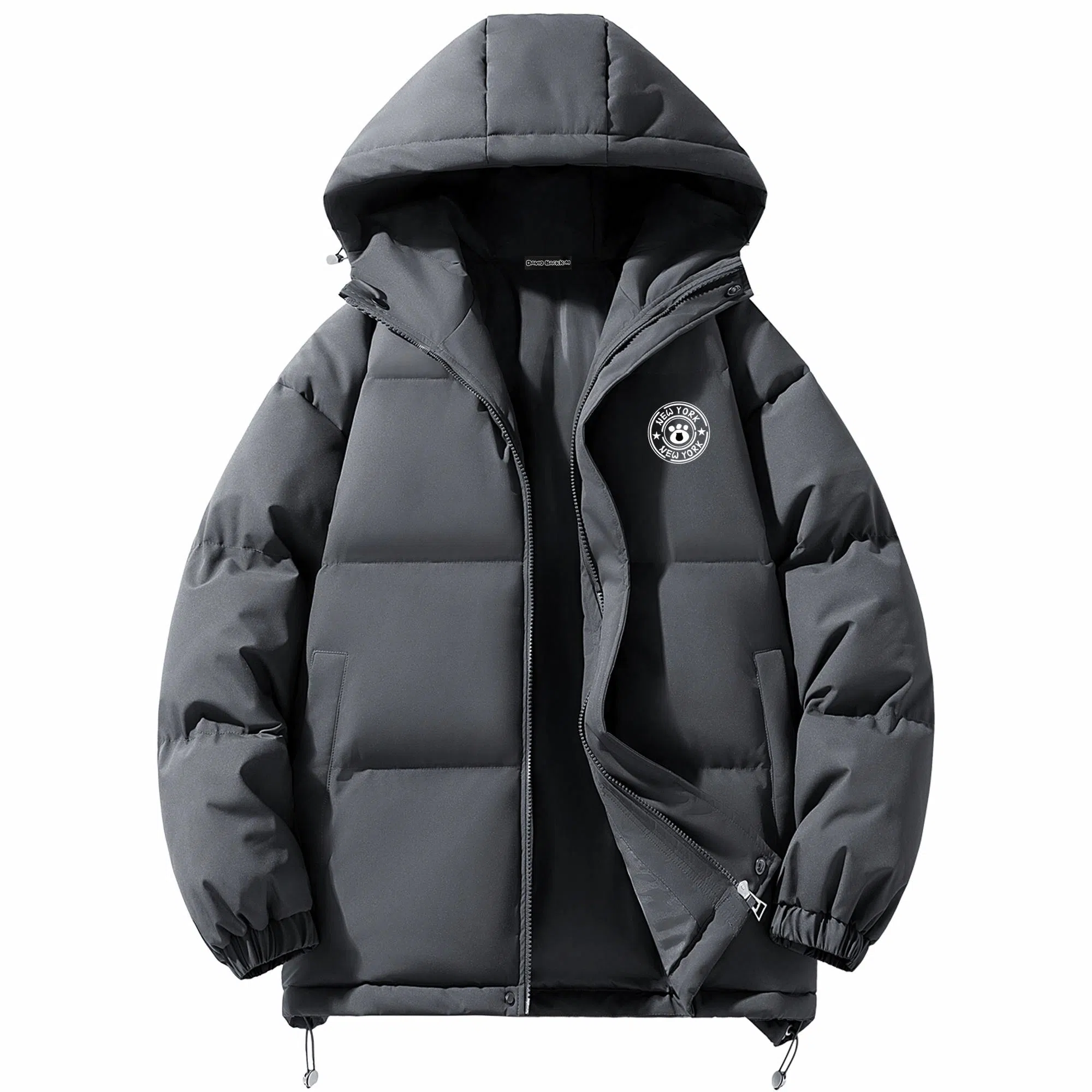 David Beckham Puffer Jacket Khaki