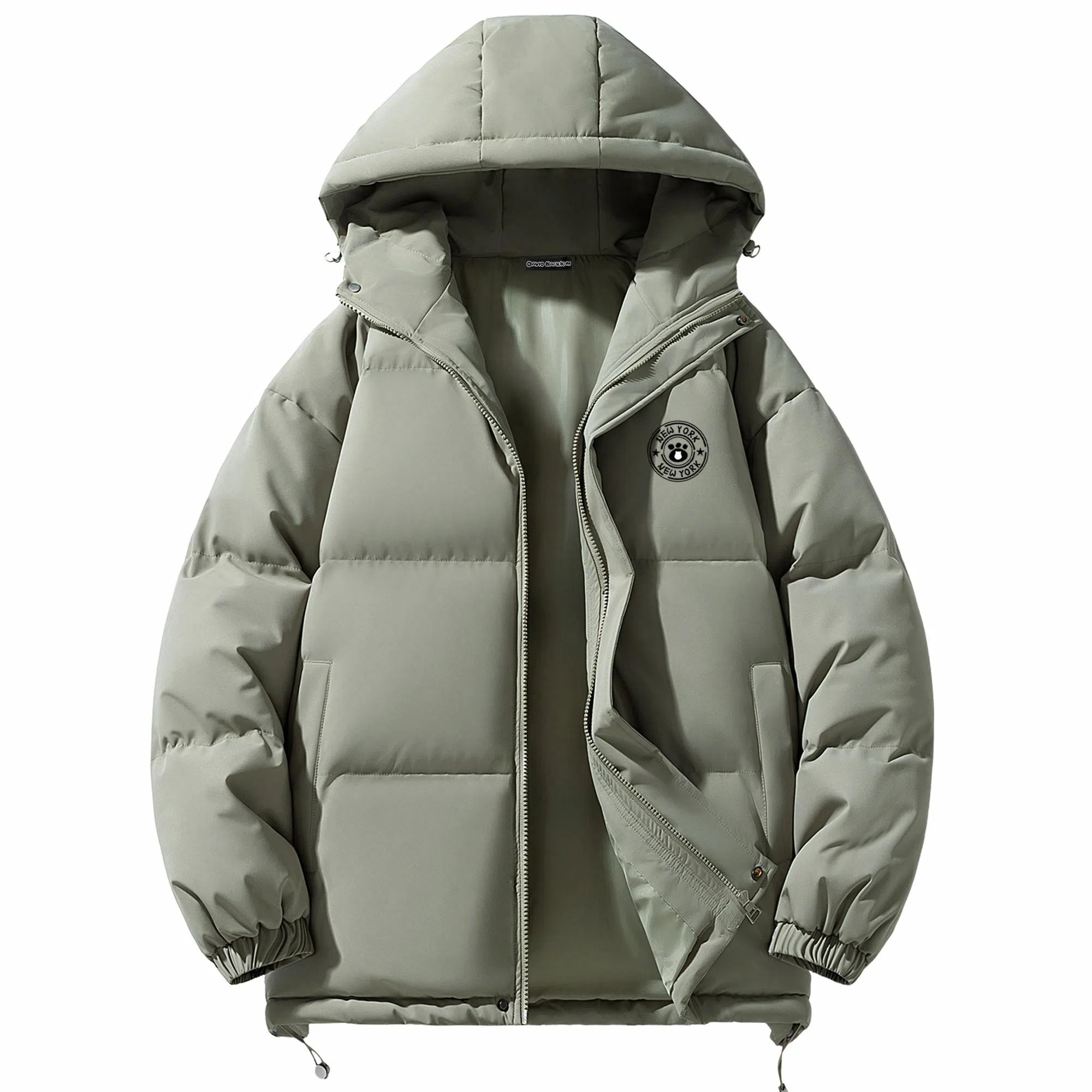 David Beckham Puffer Jacket Khaki