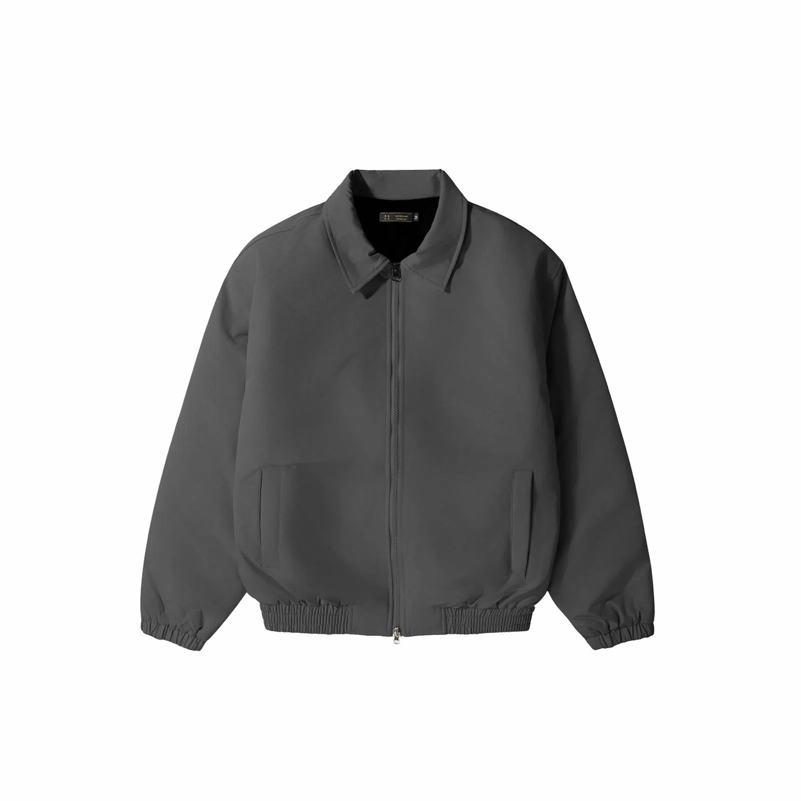 我是大卫 日系翻领高级感休闲轻熟风双拉链棉服 男女同款