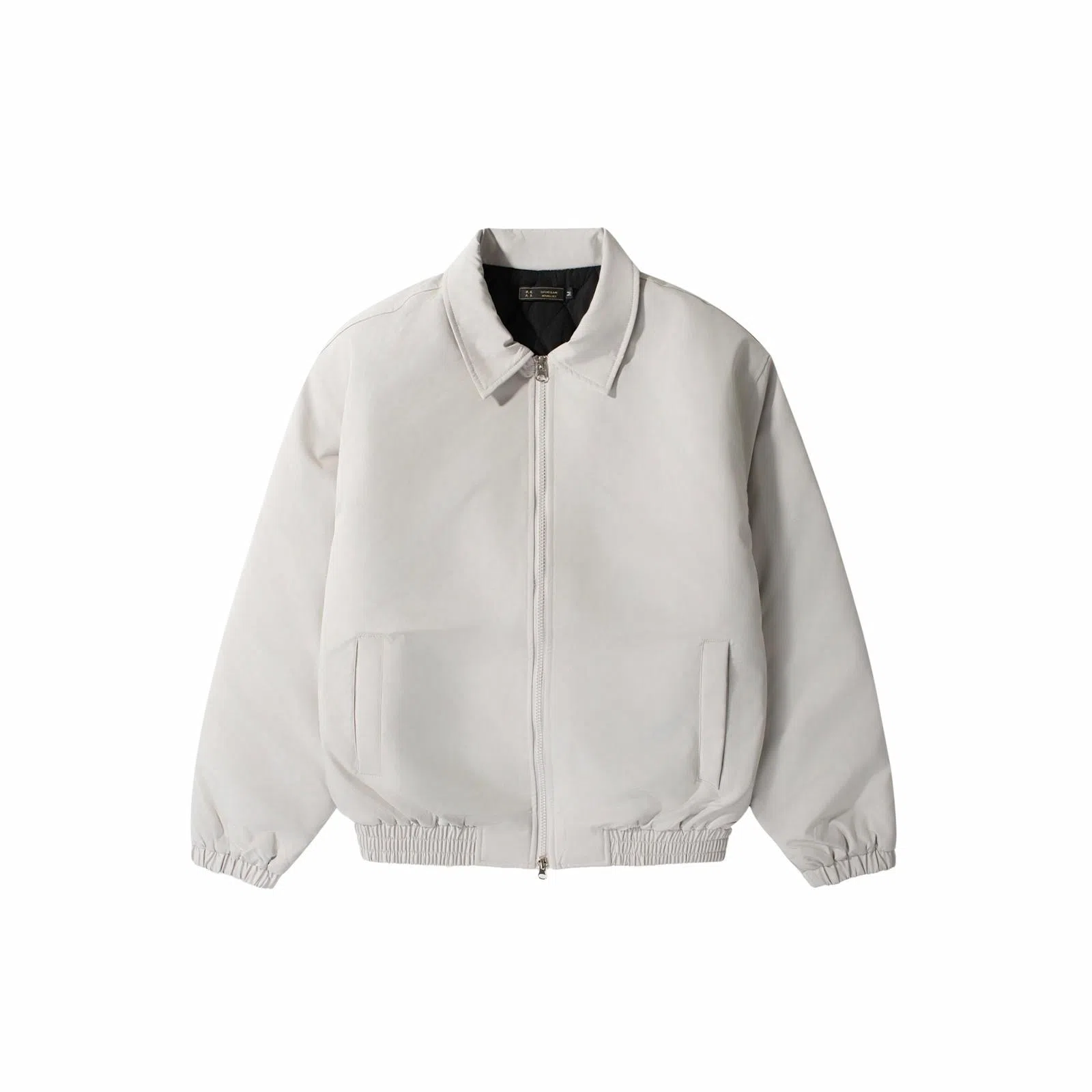 我是大卫 日系翻领高级感休闲轻熟风双拉链棉服 男女同款