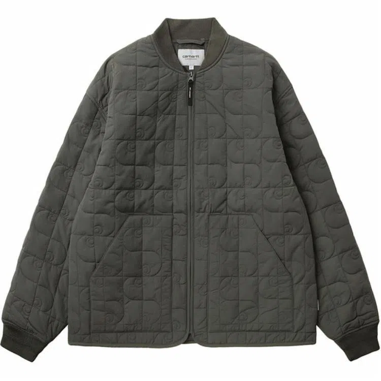 Carhartt WIP Quilted Jacket Charcoal