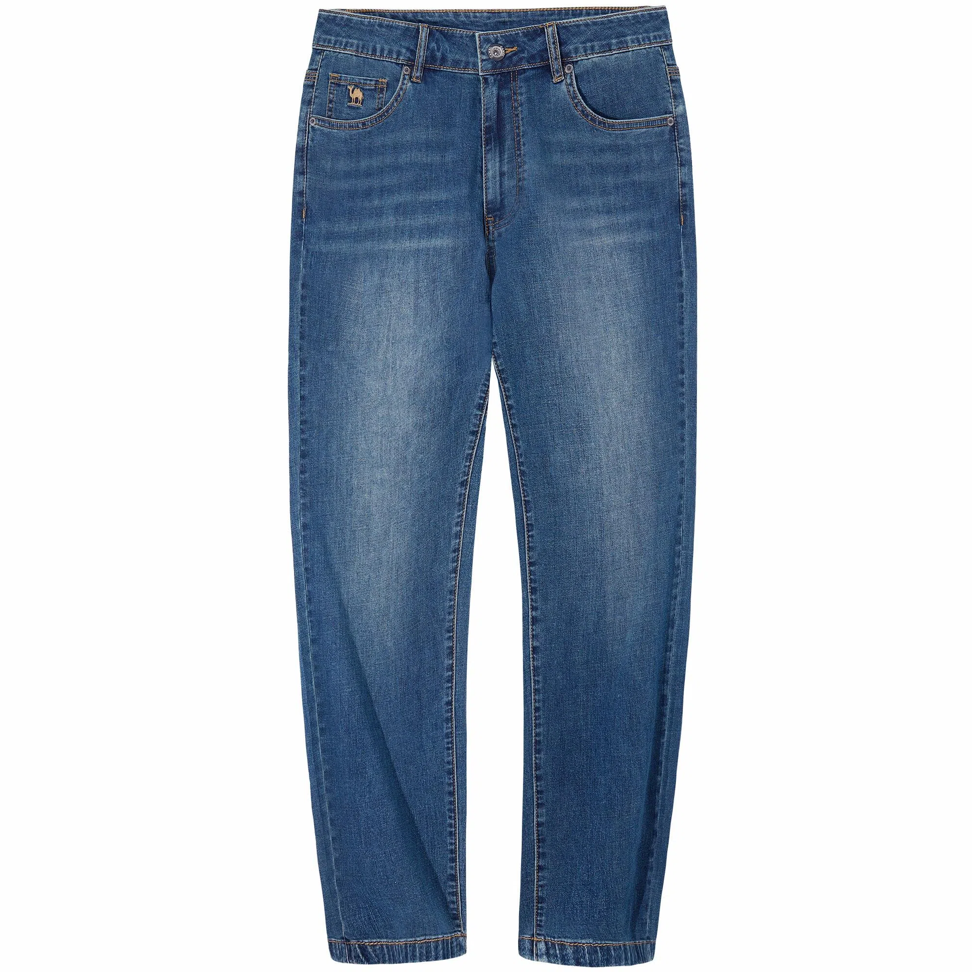 Camel Retro Relaxed Fit Jeans