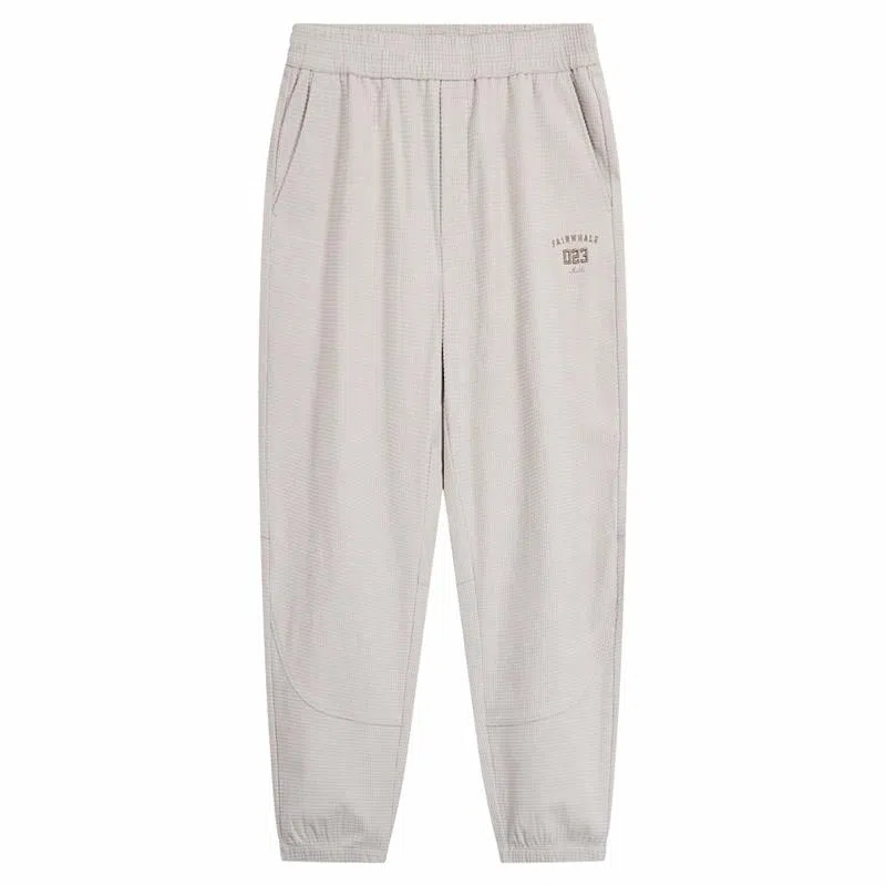 FAIRWHALE Corn Grid Fleece Jogger Pants