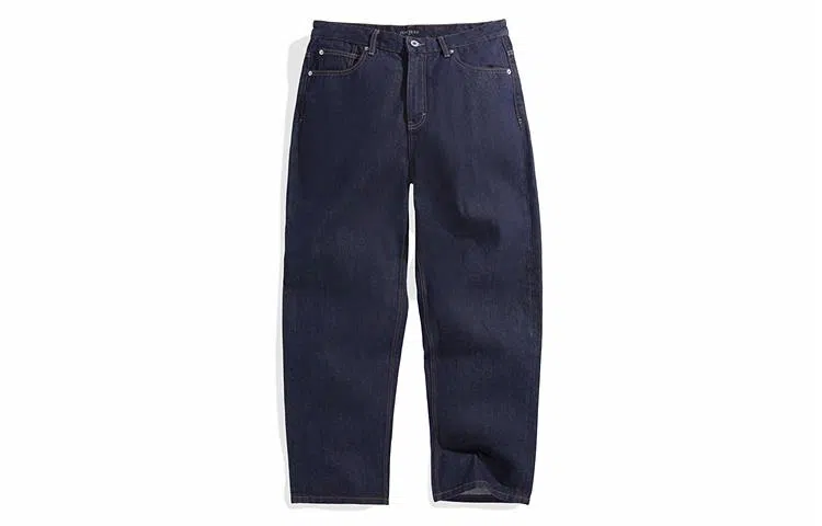 PEACEBIRD MEN Vintage Washed Denim Jeans