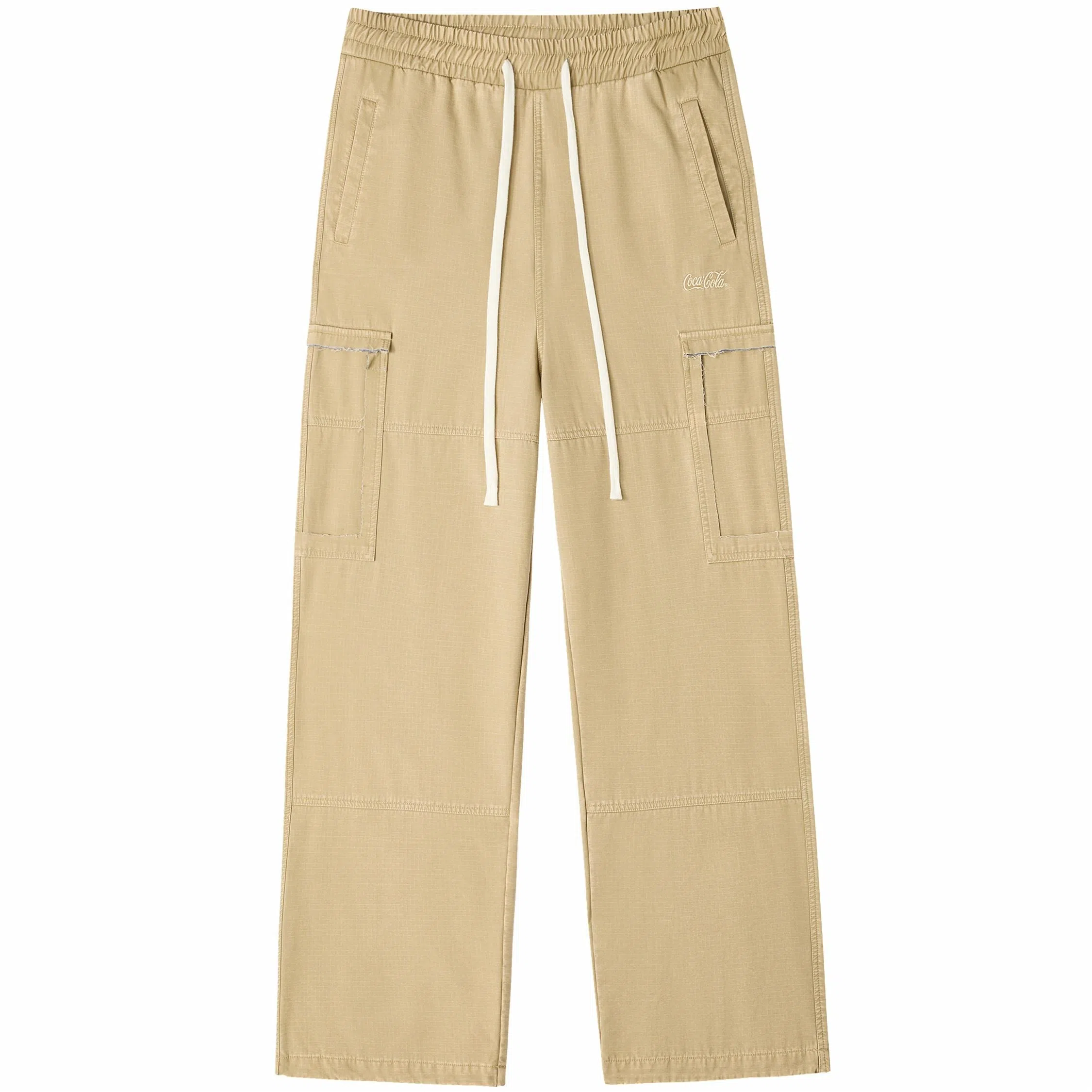 Coca-Cola Pocket Destroyed Embroidered Pants