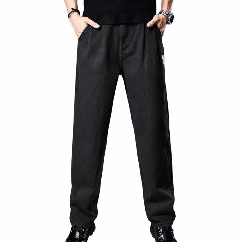 贵色 美式纯棉直筒水洗工装裤 男款