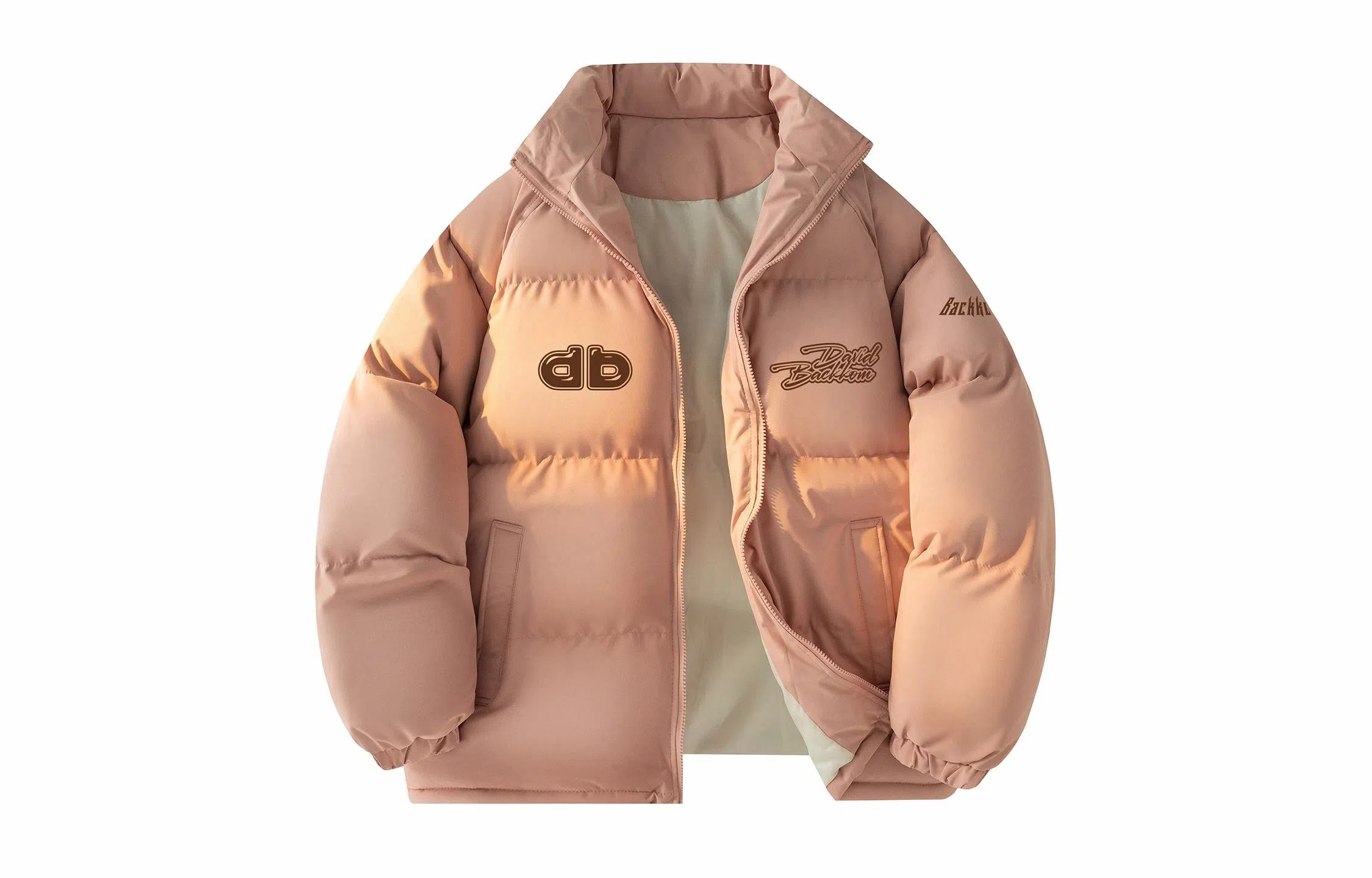 大卫贝肯 美式复古学院风宽松休闲加厚学生立领保暖面包棉服 男女同款