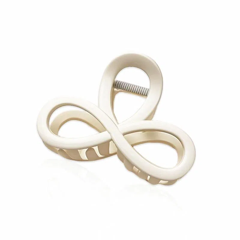 蒙妮 简约高级感八字镂空 亚克力 发夹 男女同款情侣款