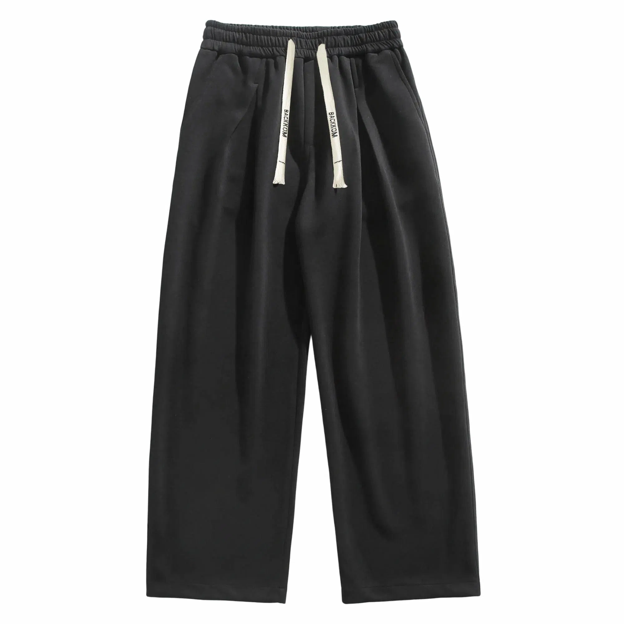 大卫贝肯 美式高街基础款简约字母潮流运动宽松时尚百搭休闲裤 男女同款