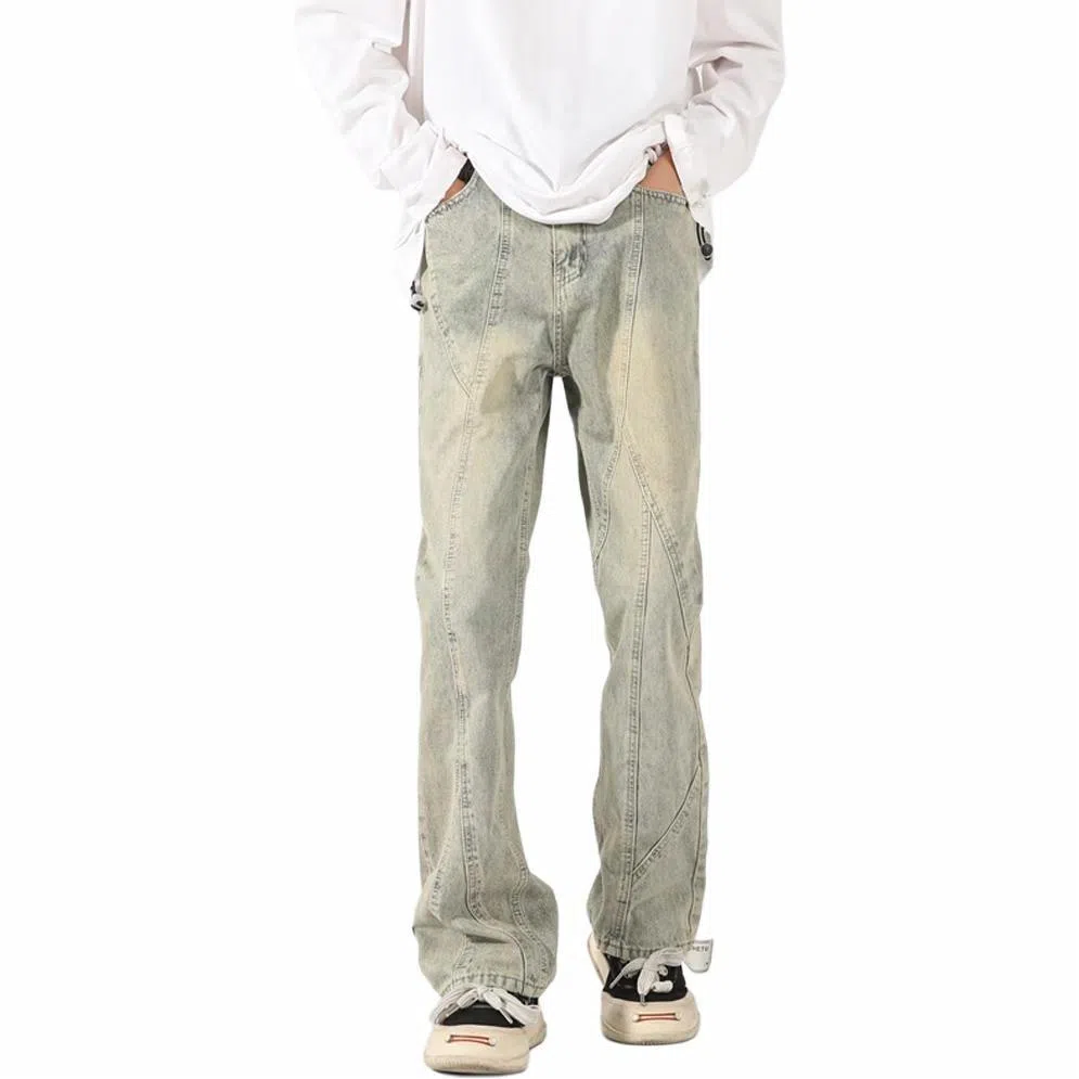 RAMPAGE Vintage Straight Jeans Yellow Clay