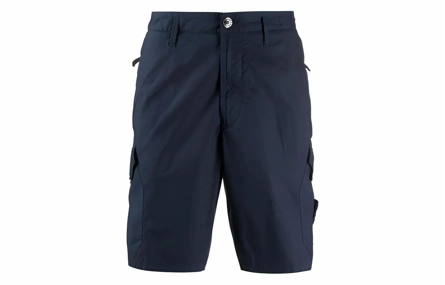 Stone Island Compass Logo Cargo Shorts Navy