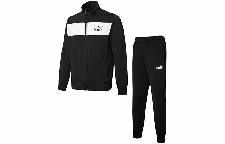 Puma Retro Sport Tracksuit Black