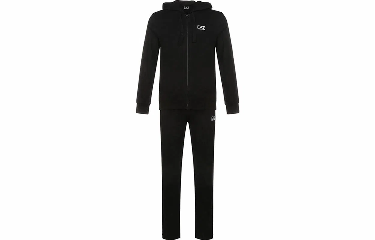 Emporio Armani EA7 Black Tracksuit
