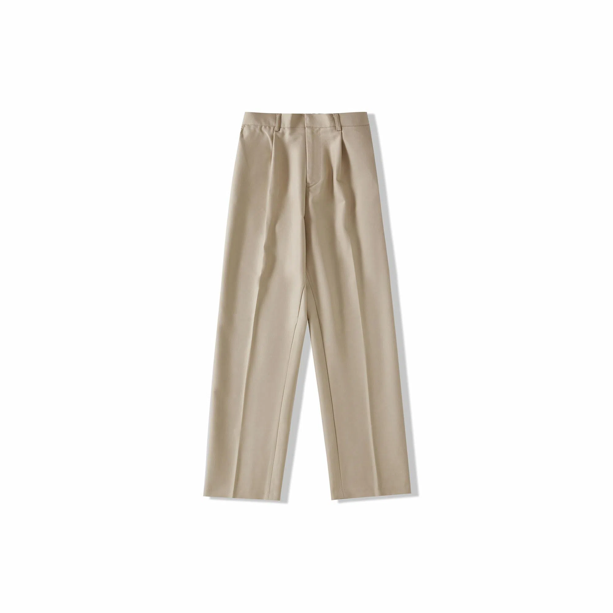 我是大卫 拉链口袋阔腿直筒百搭基础款韩版西裤休闲裤 男女同款